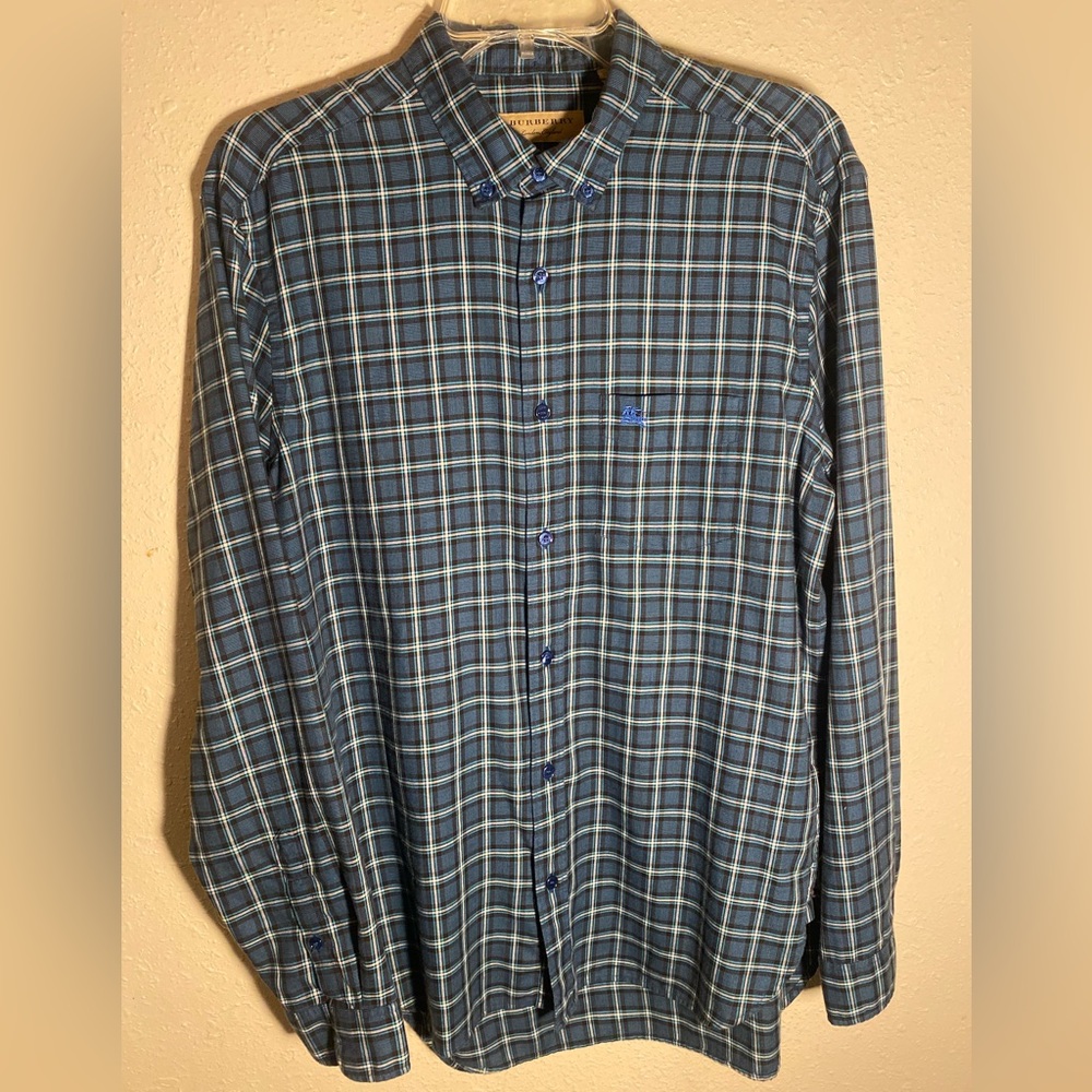 Burberry plaid button down